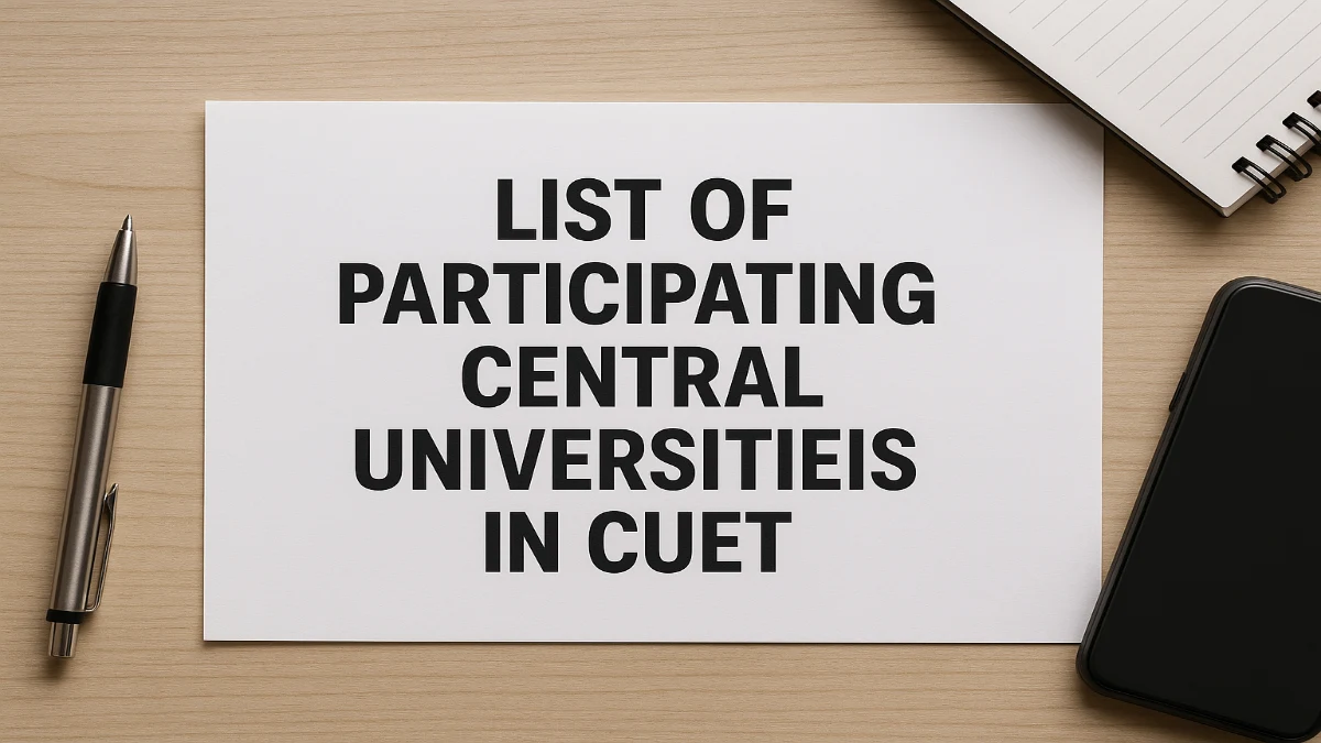 List of Participating Central Universities in CUET